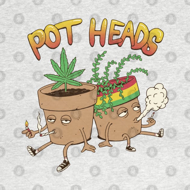 Pot Heads by Vincent Trinidad Art